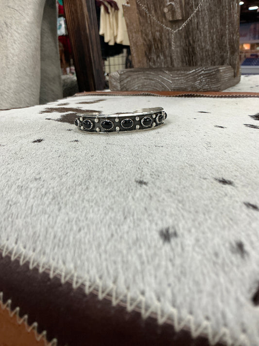 Hallsville Black Onyx Cuff