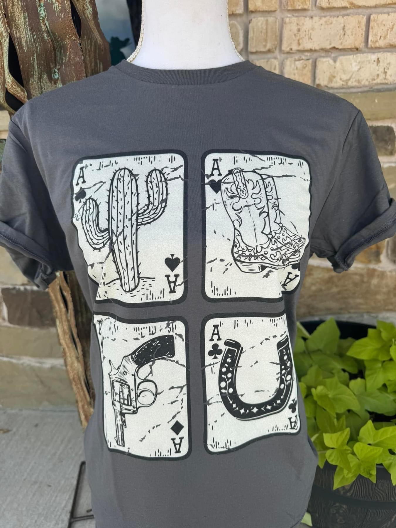 4 Card Tee