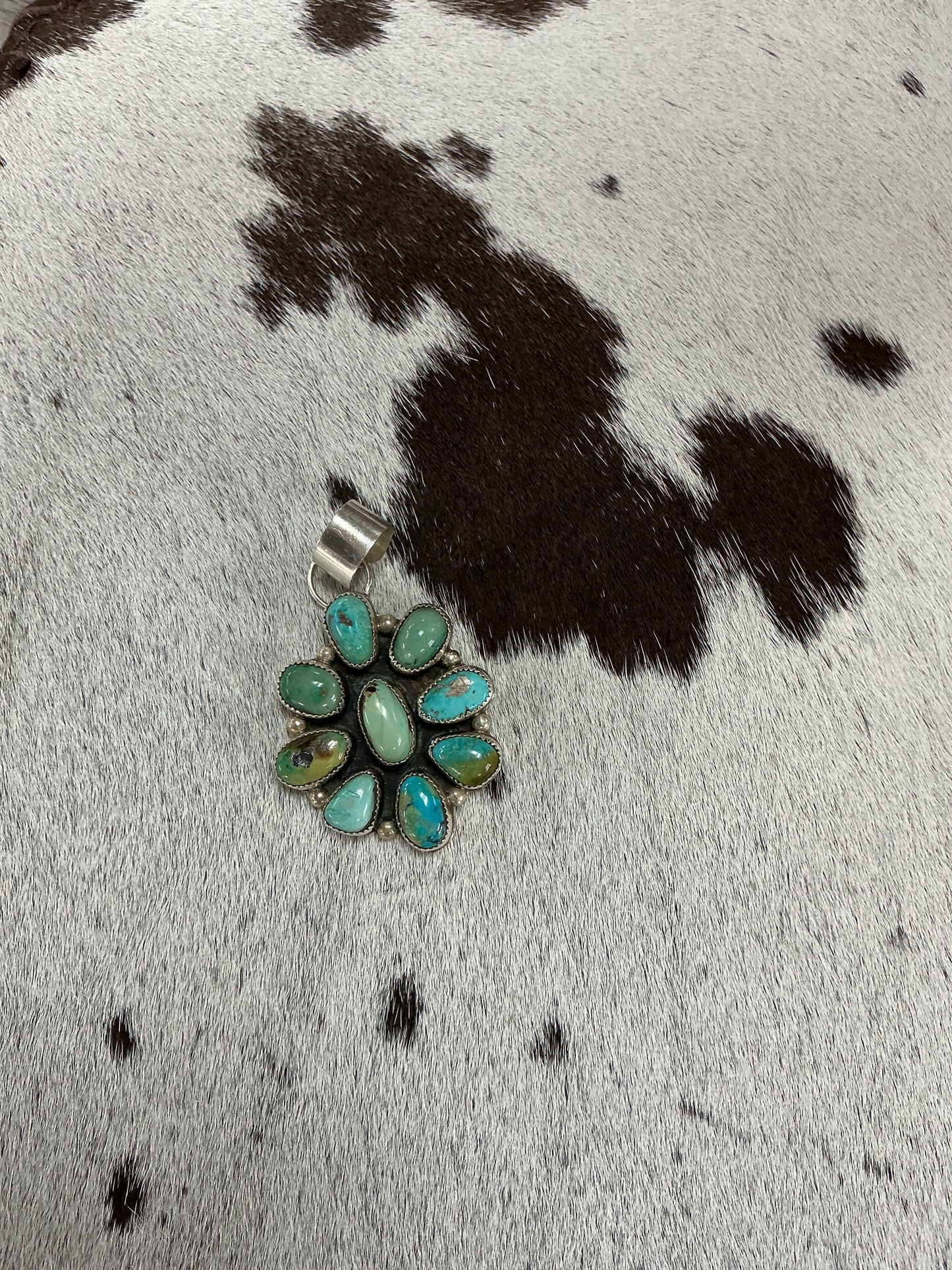Monterey Turquoise Cluster Pendant
