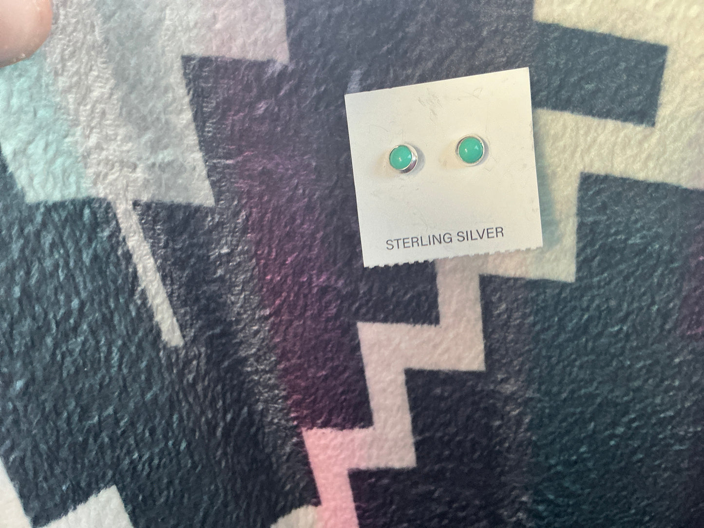 Sterling Silver Turquoise Studs