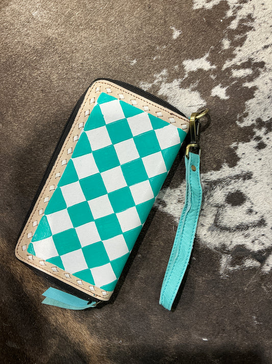 Checkered wallet