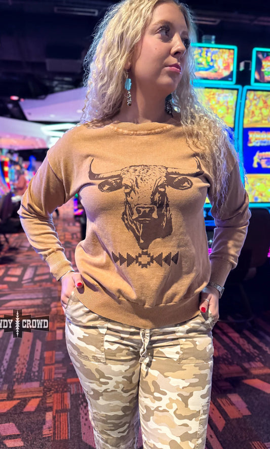 Blazin’ Bull Sweater
