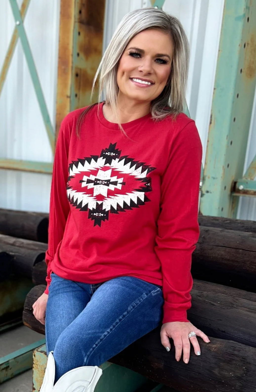 The Ranchin Rudolph L/S Tee