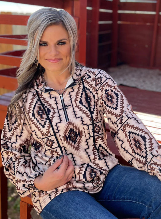 Desert Sands Oversized Pullover