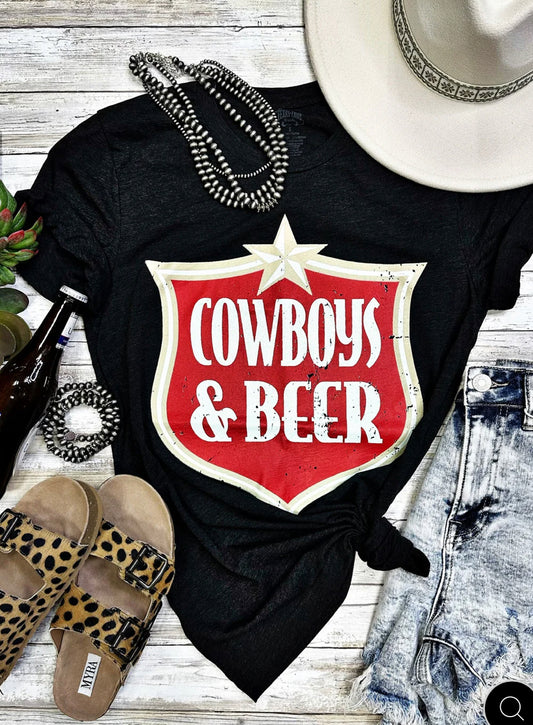 Cowboys & Beer Tee