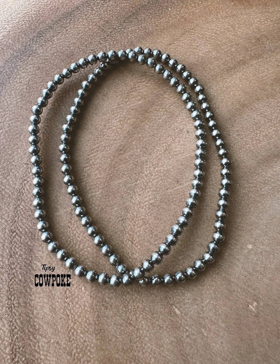 Sterling Silver Pearl Stretch Bracelets