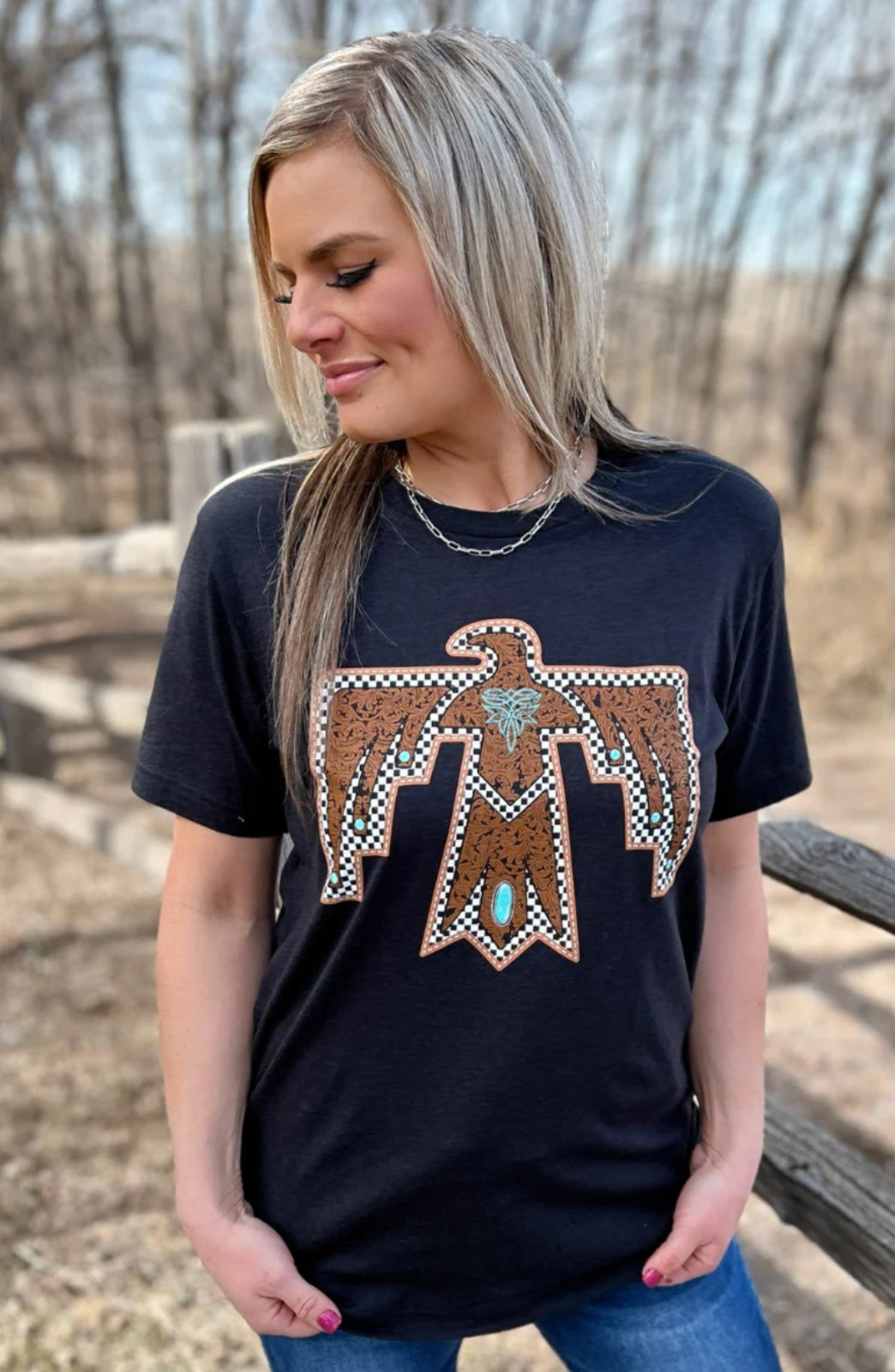 Thunderbird Check Tee