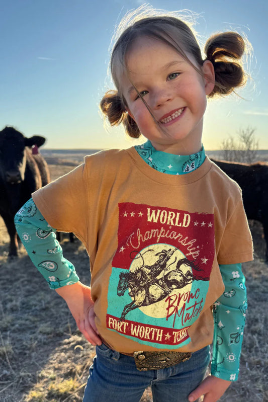 Cowpokes Bronc Match Tee