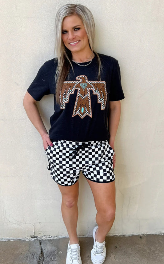 Thunderbird Check Tee