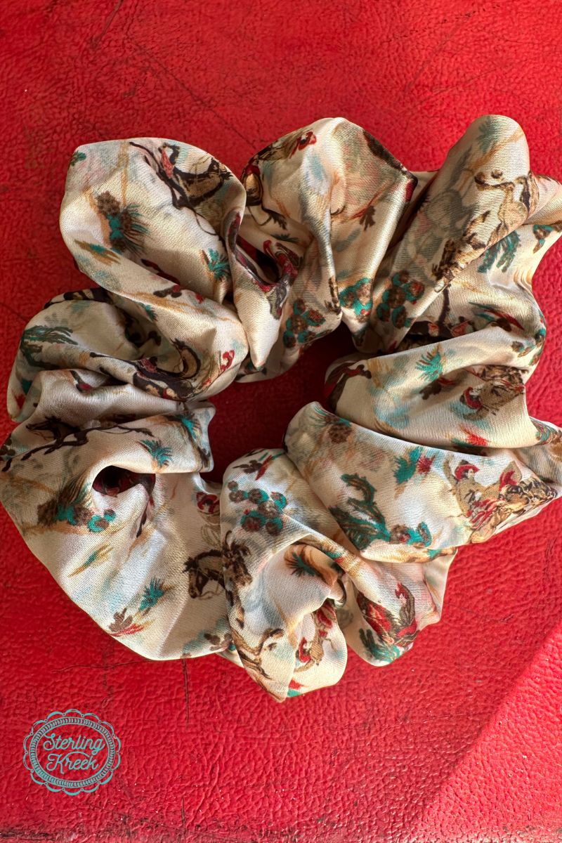 Western Hair Scrunchies