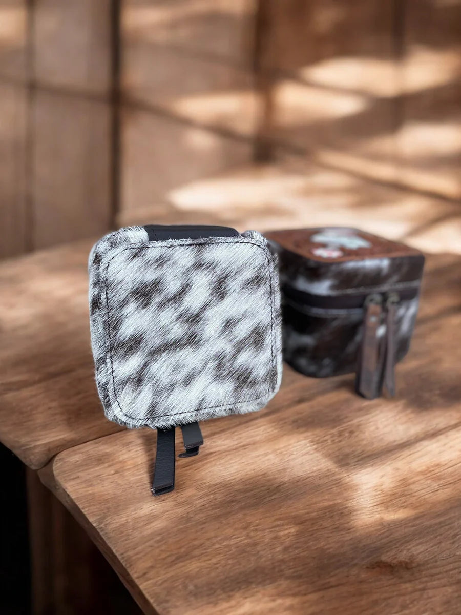 Small Cowhide Jewelry Box