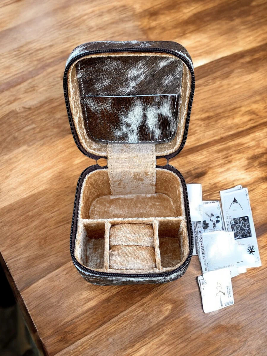 Small Cowhide Jewelry Box