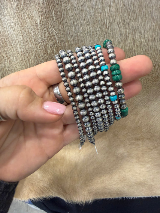 Pearl and Turquoise Bracelet