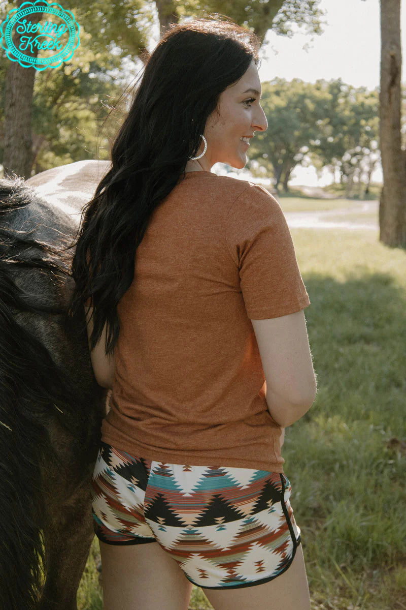 Simple in Heathered Saddle