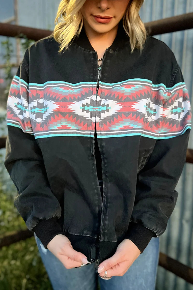 Nineties Vibes Bomber Jacket