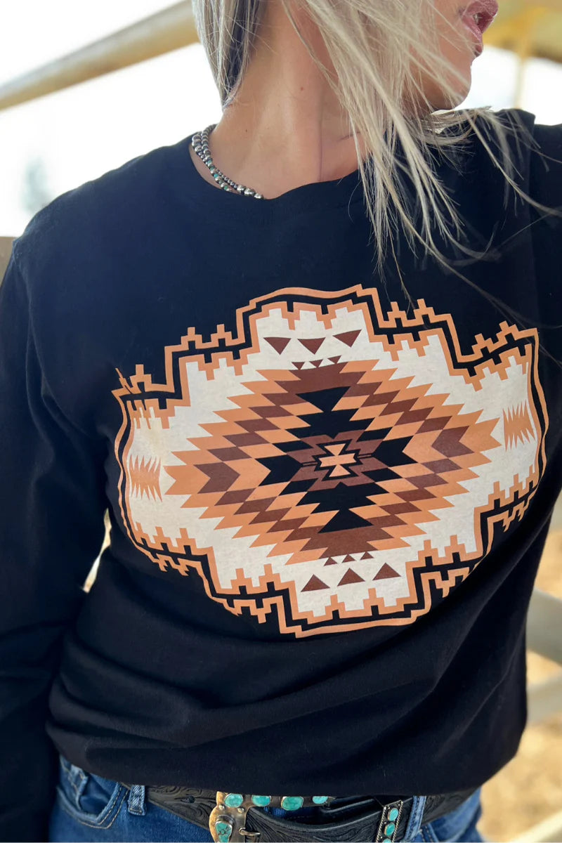 Navajo Rug L/S Top