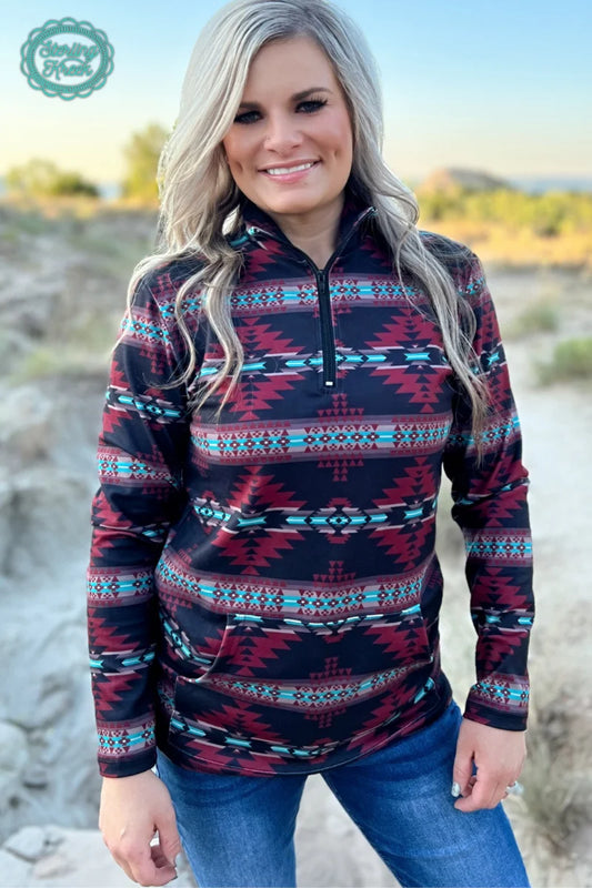 The Crimson Valley Pullover
