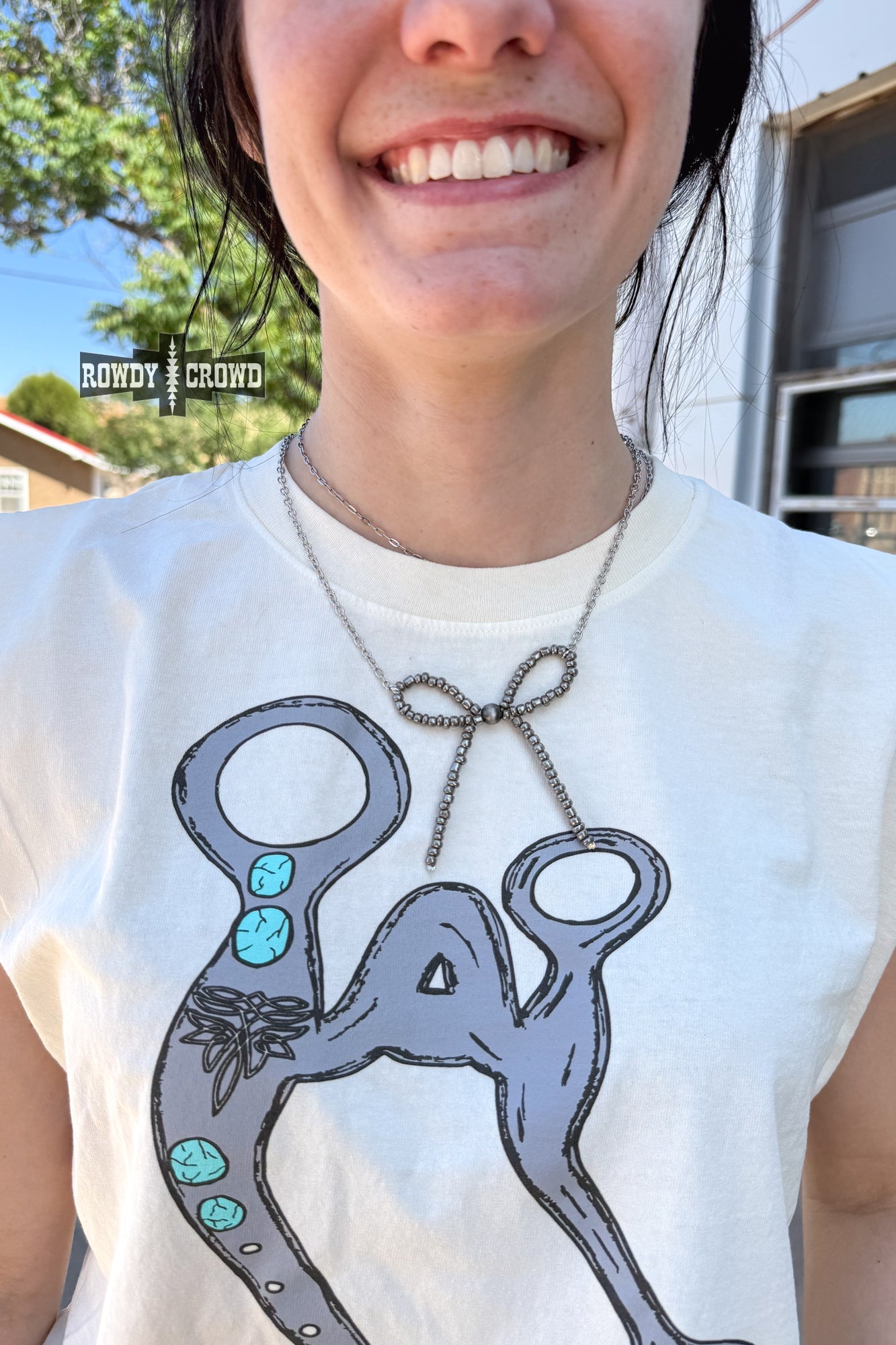 Faux Pearl Bow Necklace 2.0