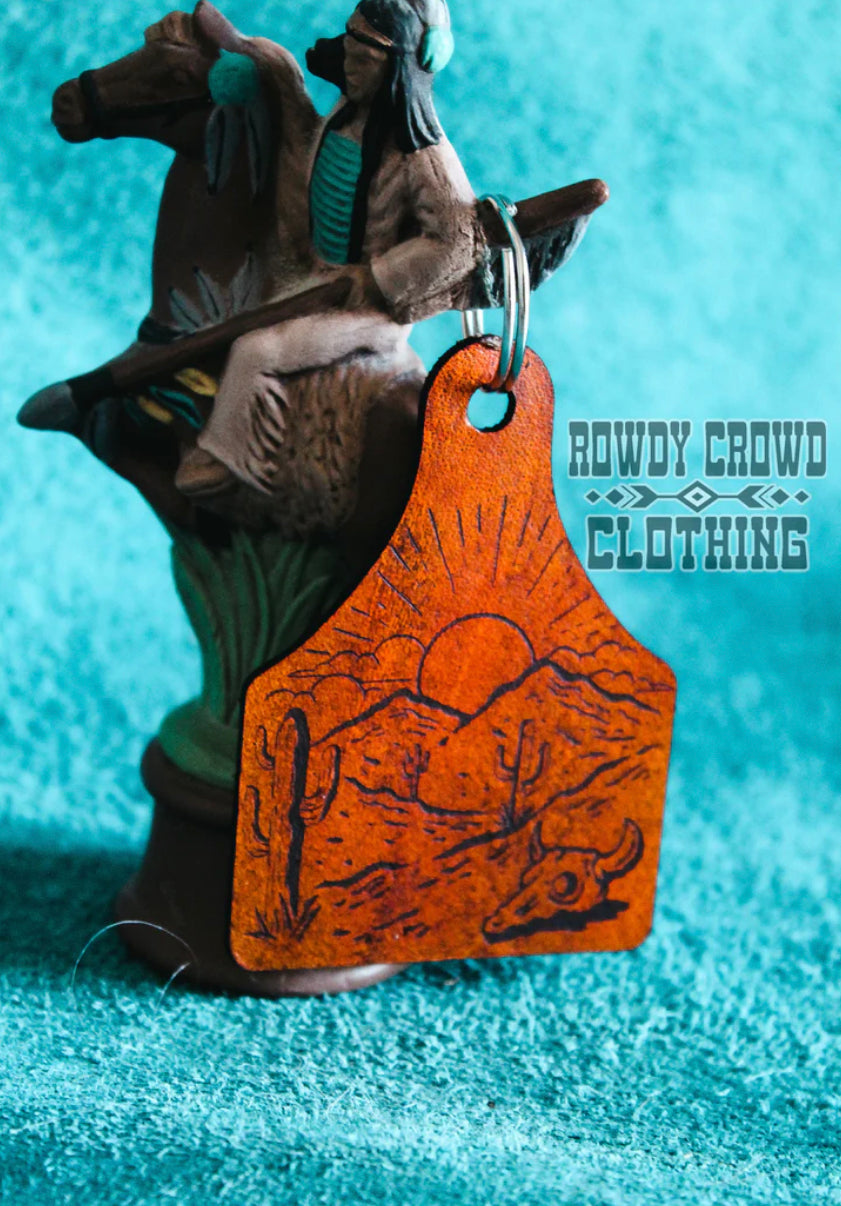 Leather keychains
