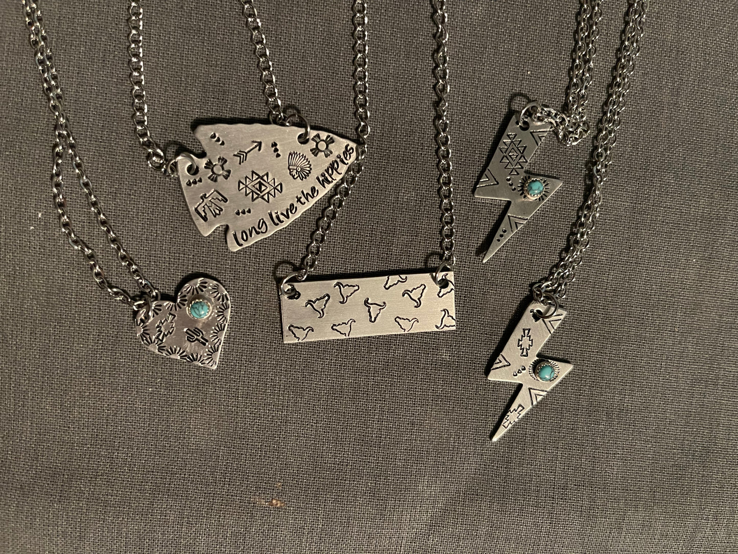 Western shaped necklaces