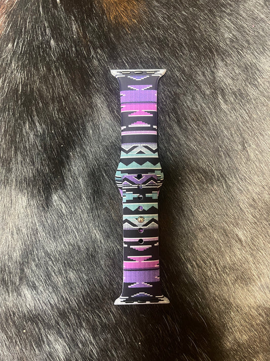 Purple and Mint Aztec Band