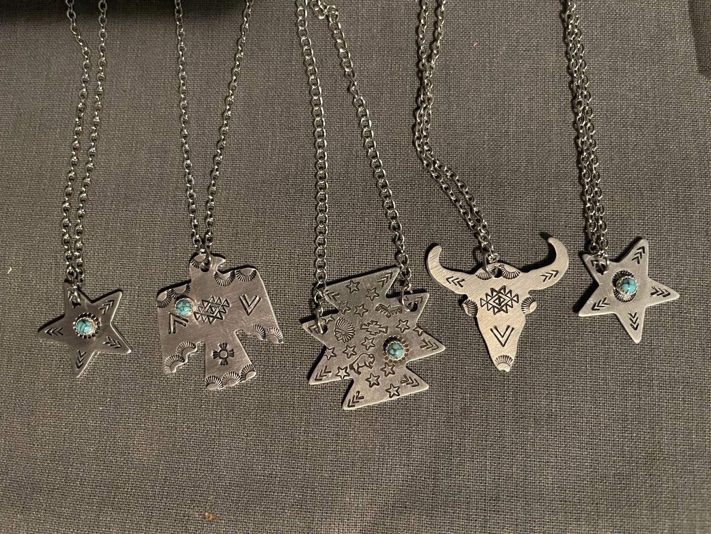 Western shaped necklaces