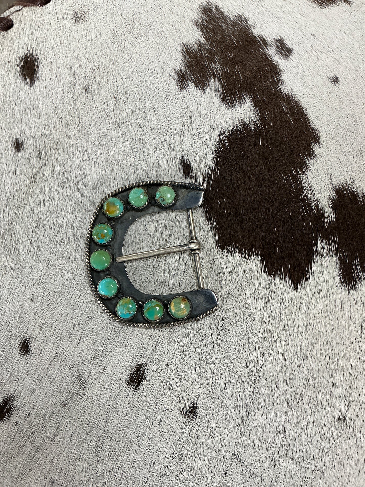 Barn Sour Turquoise Belt Buckle