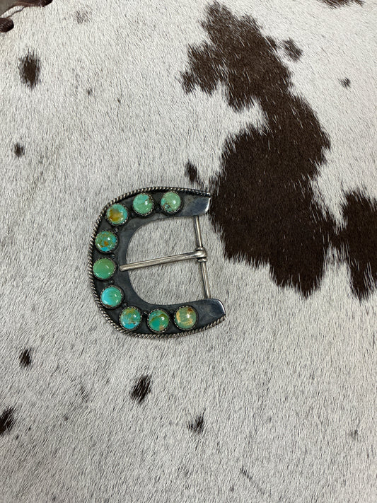 Barn Sour Turquoise Belt Buckle