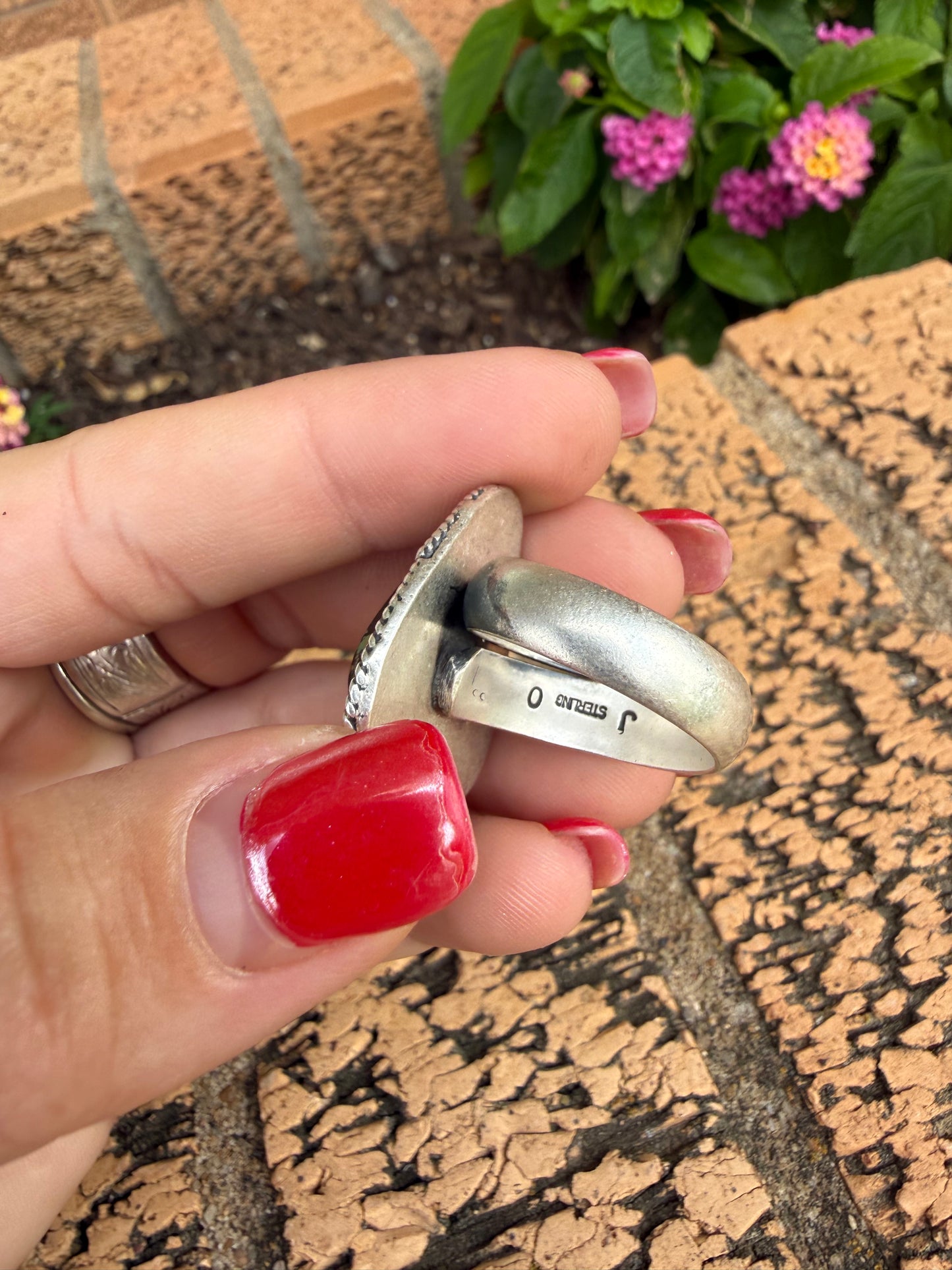 Black Jack Adjustable Ring