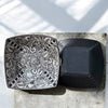 Silver Tooled Leather Bowl