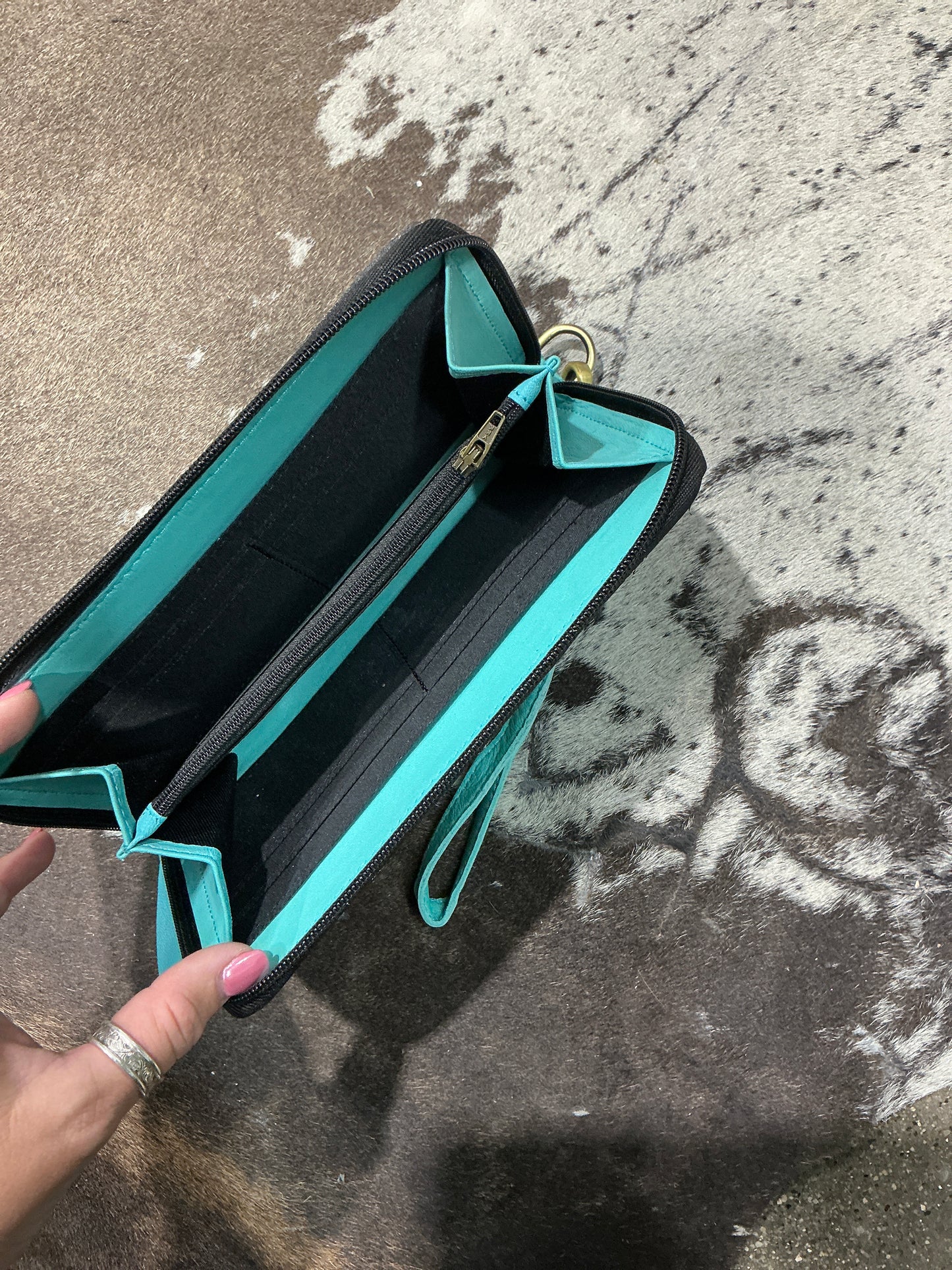 Checkered wallet