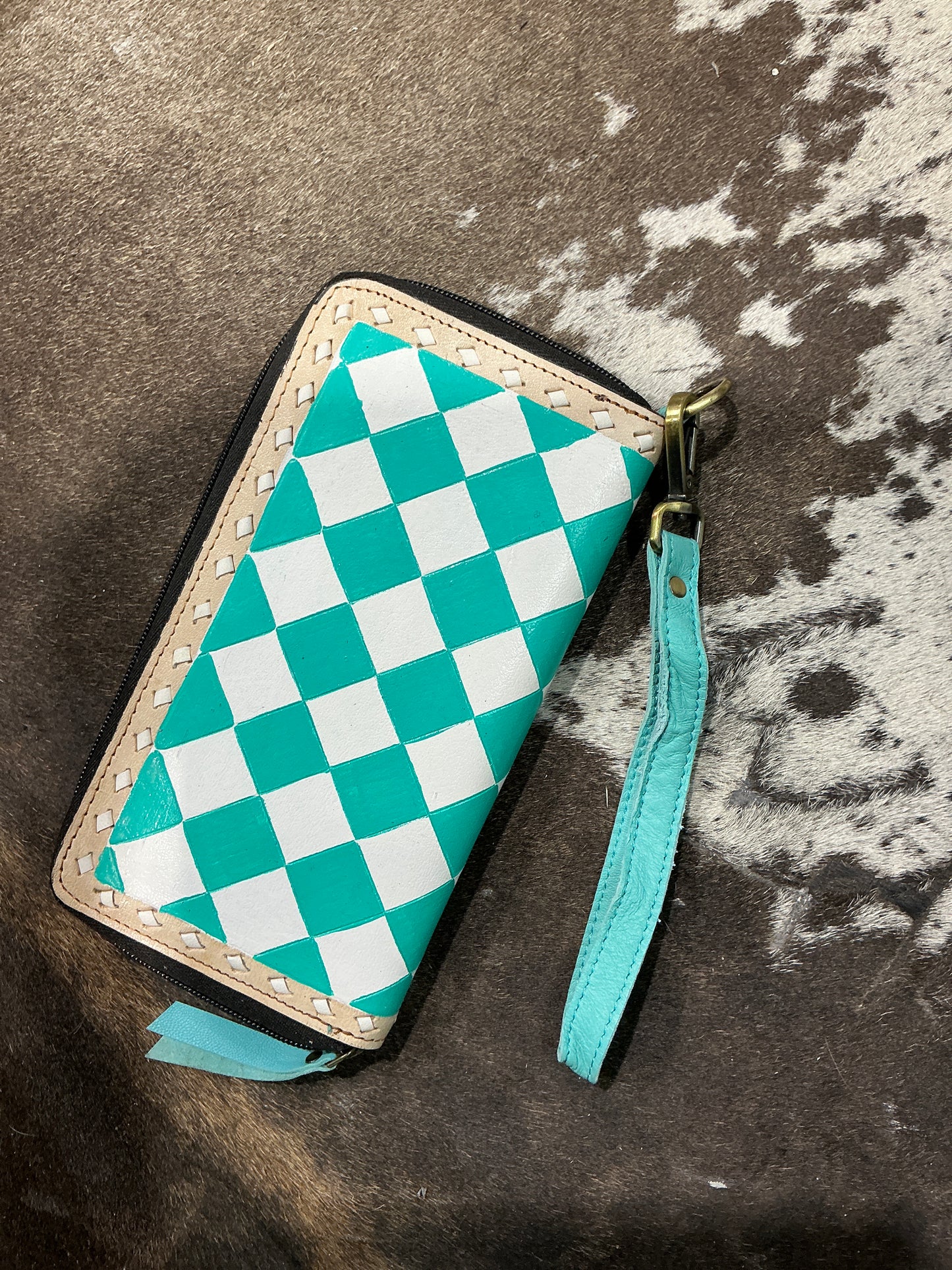 Checkered wallet