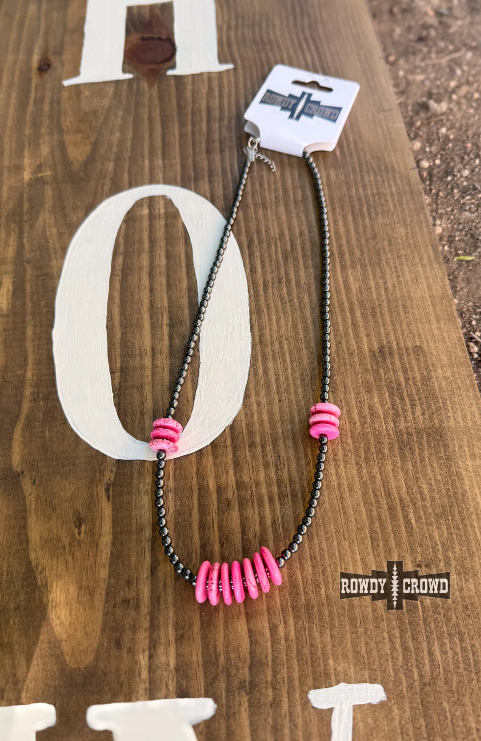 Pink Pony Necklace