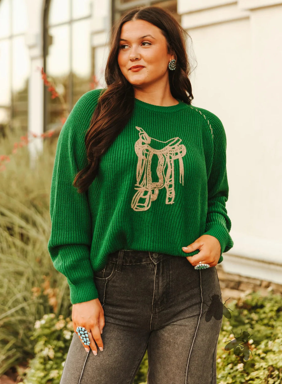 Saddle Straps *Green