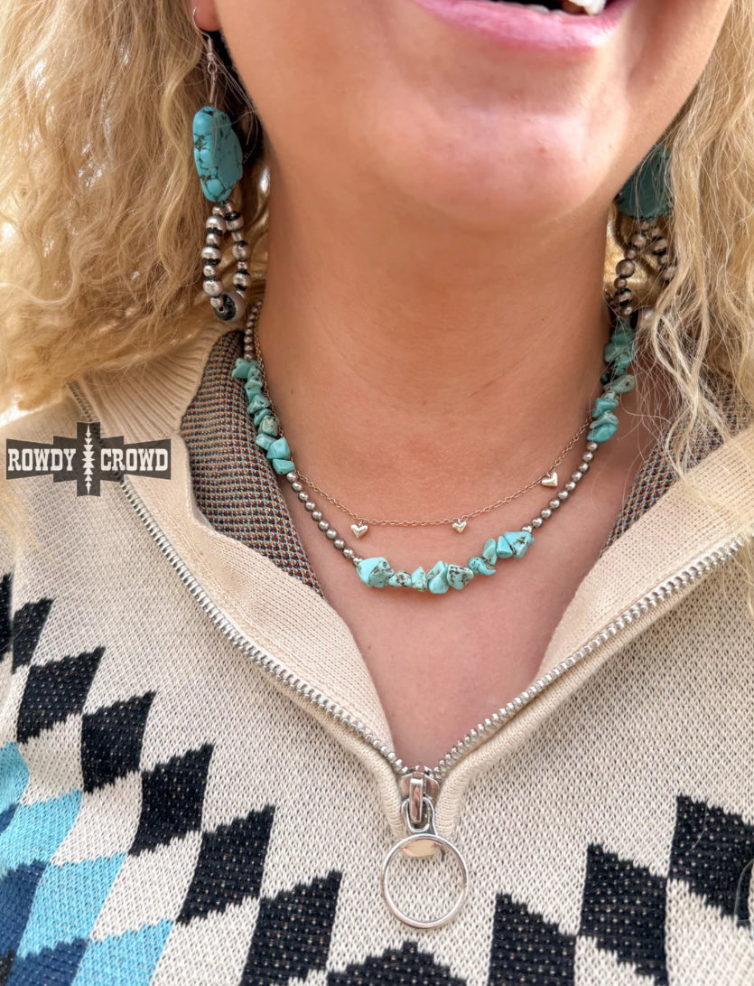Rockin with Turquoise Necklace