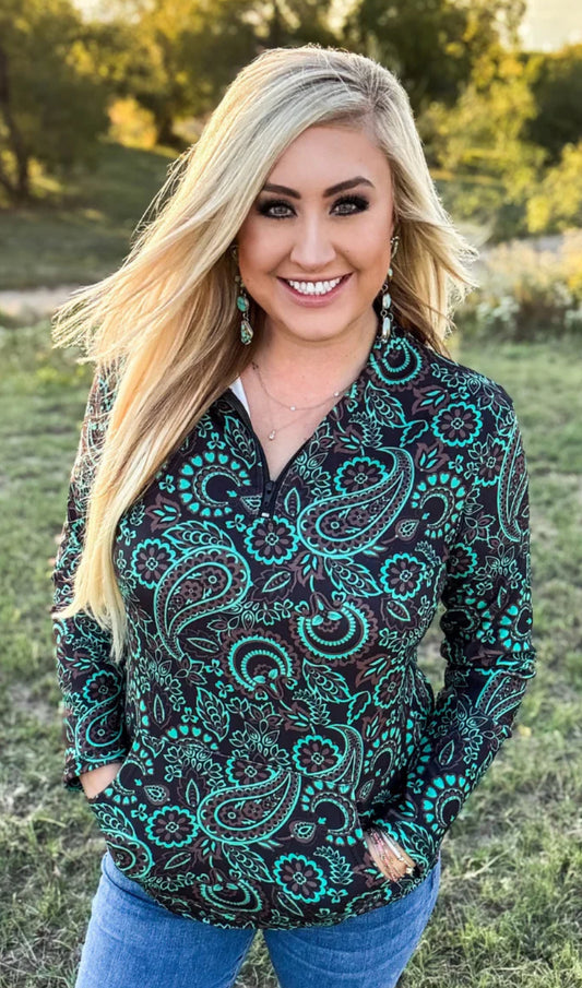 Paisley Range Pullover