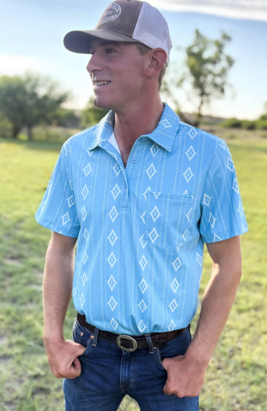 The Blake in Blues Polo