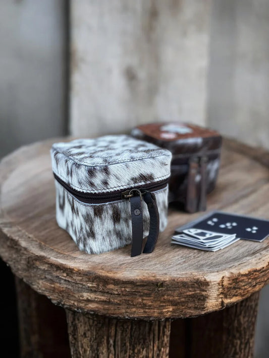Small Cowhide Jewelry Box