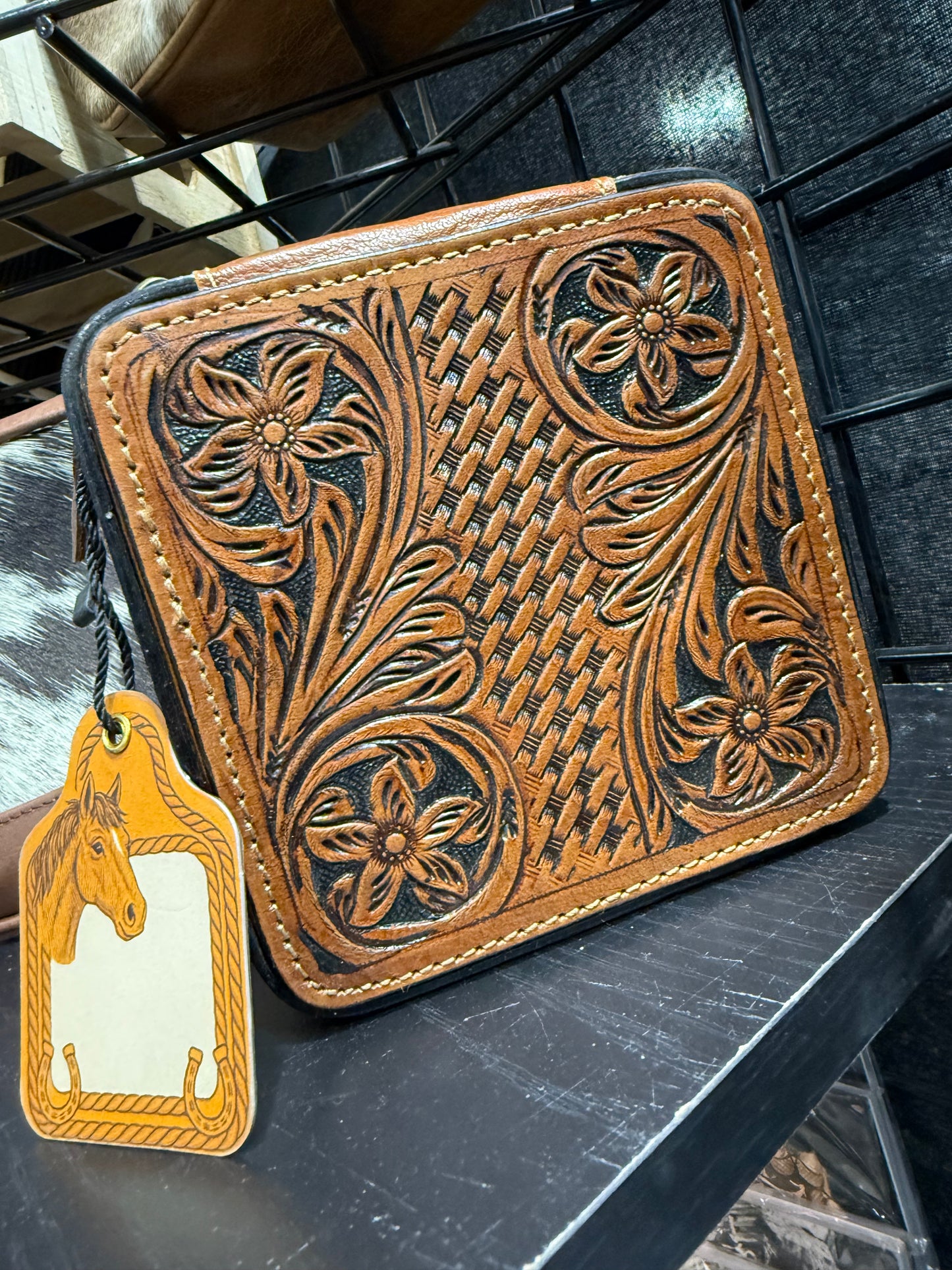 Small Leather Jewelry Case