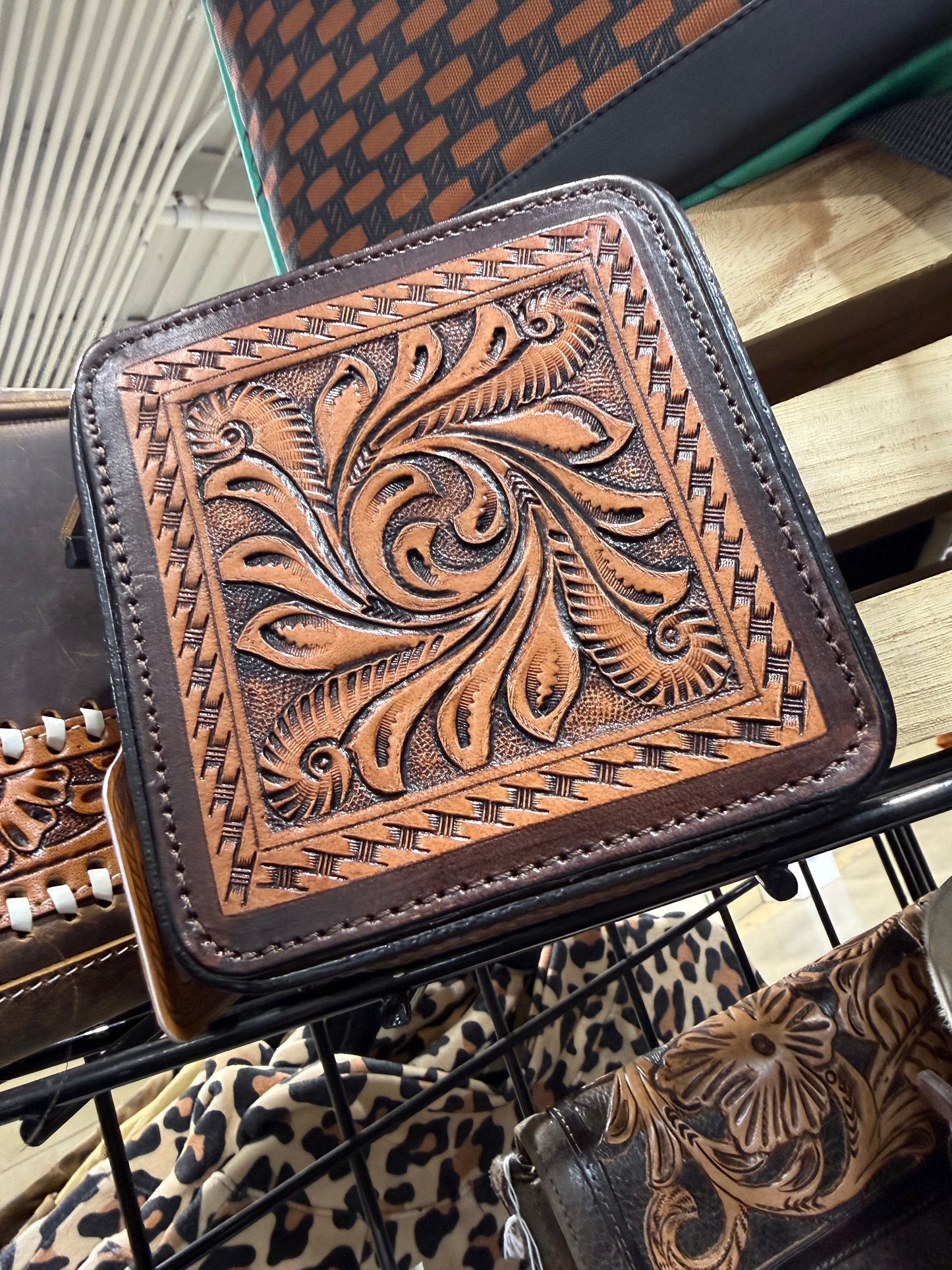 Small Leather Jewelry Case