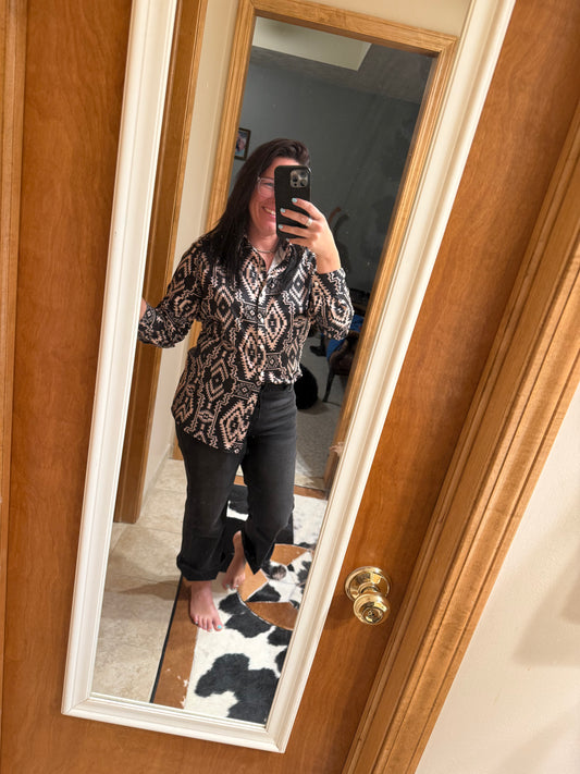 Sundown Smoke Button Up