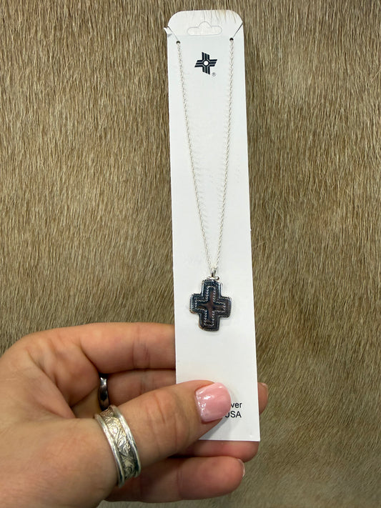 Sterling Silver Cross Necklace