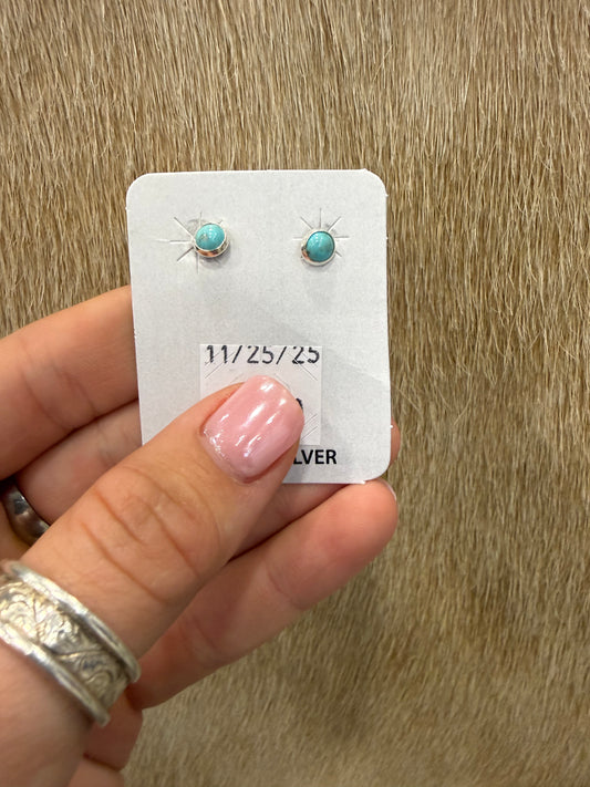 Turquoise Stacker Studs