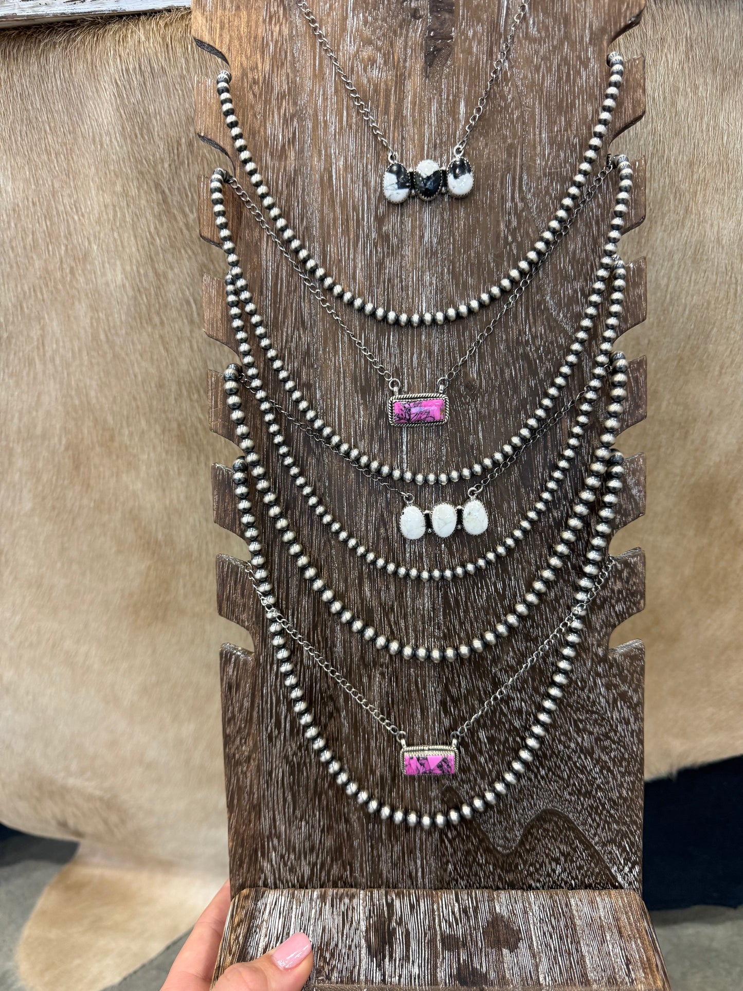 EG Cherry Blossom Bar Necklace