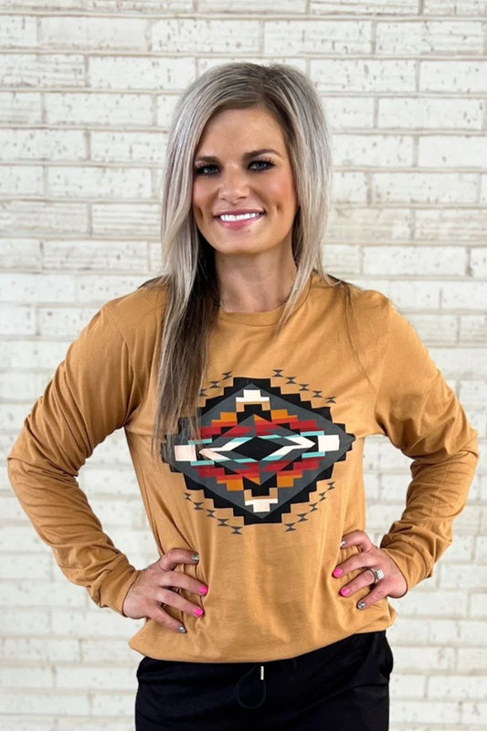 Fall Sunset L/S Top
