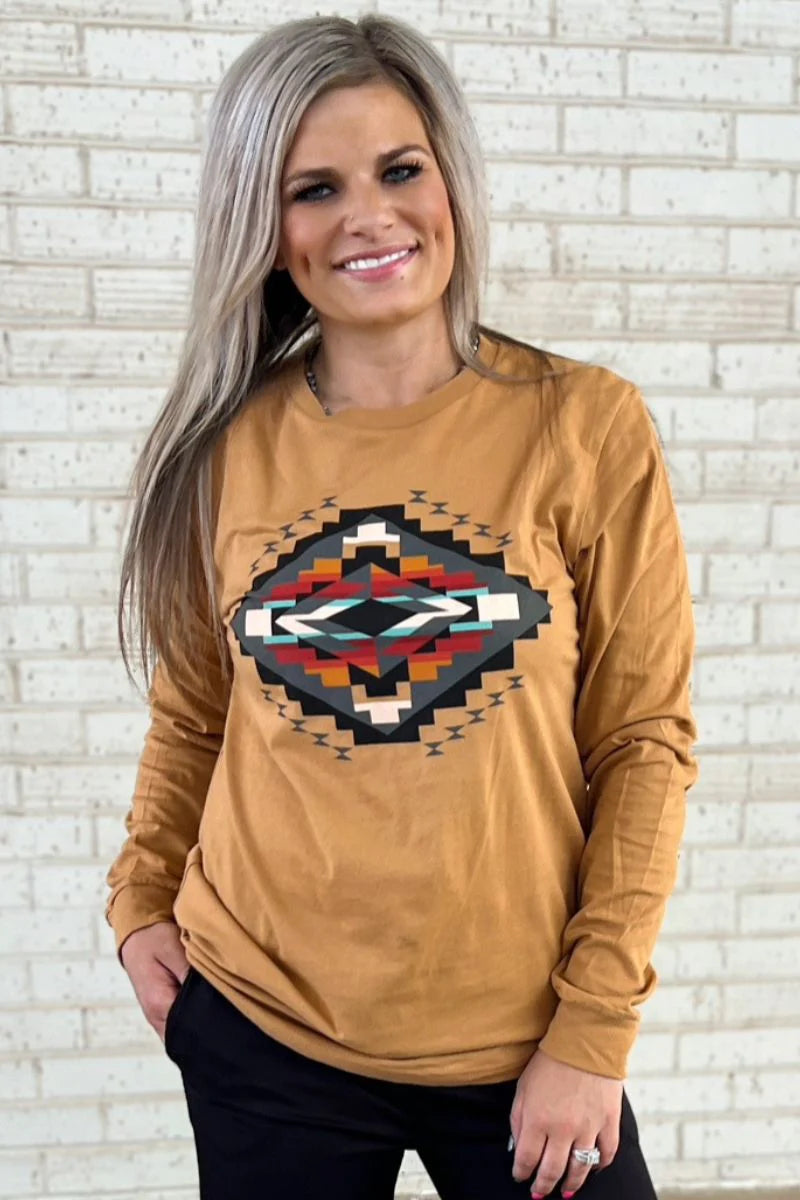 Fall Sunset L/S Top