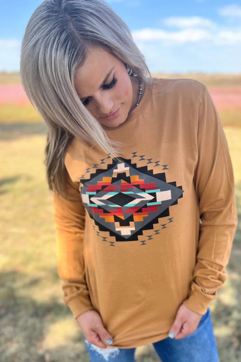 Fall Sunset L/S Top