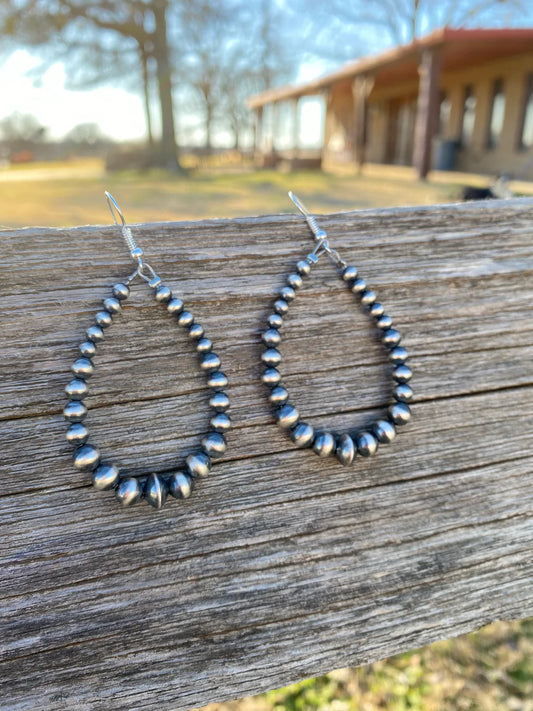 Sterling Silver Pearls Teardrop