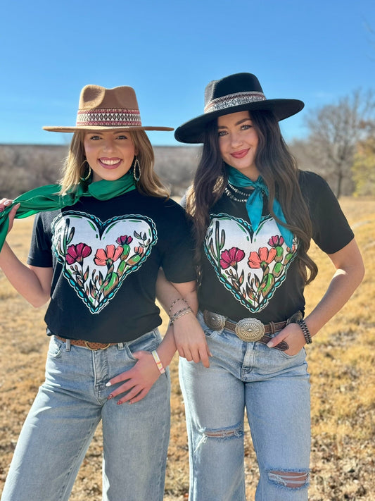 Lauren's Western Heart Tee