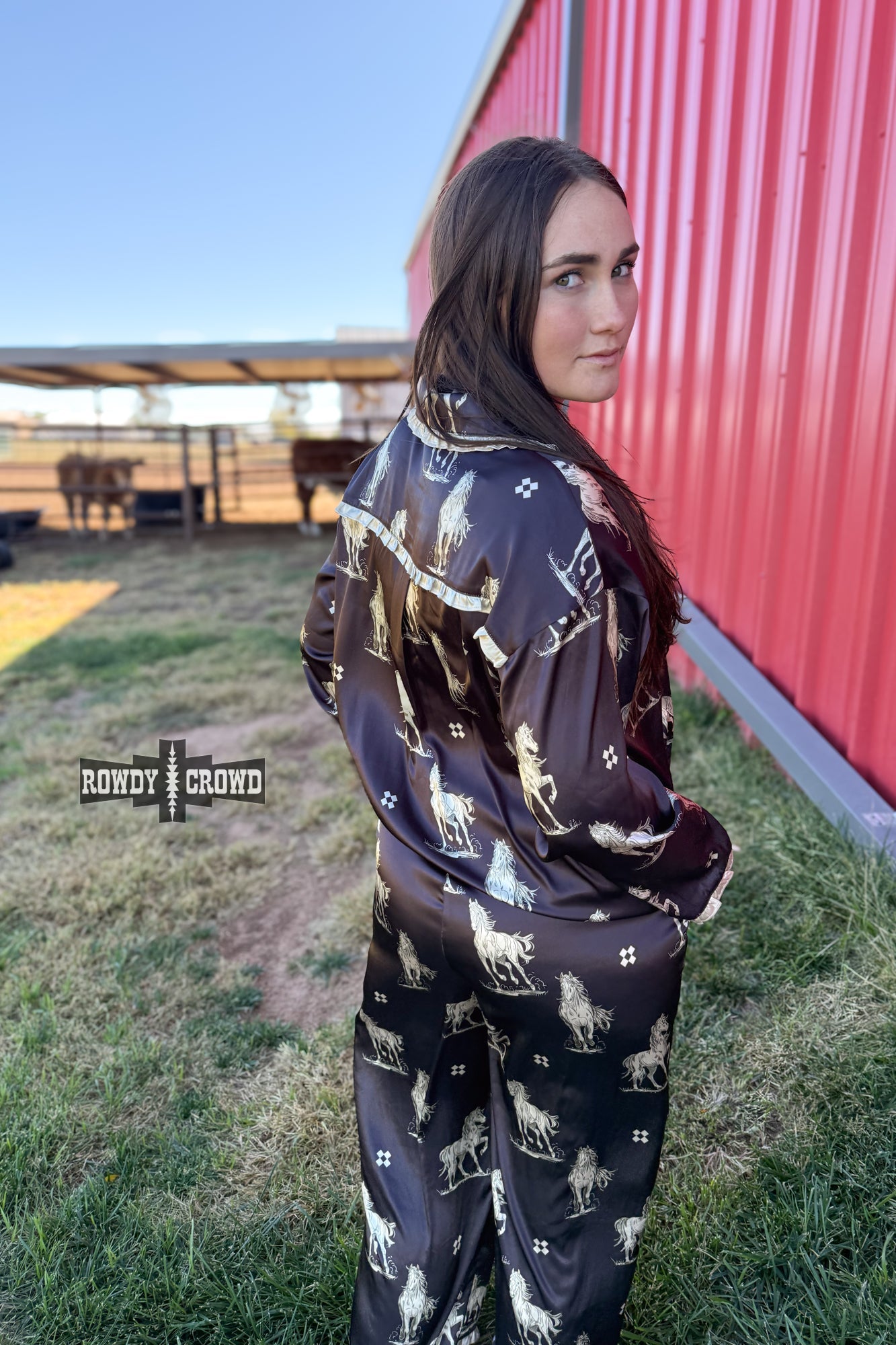 Black Betty Satin Sleep Set